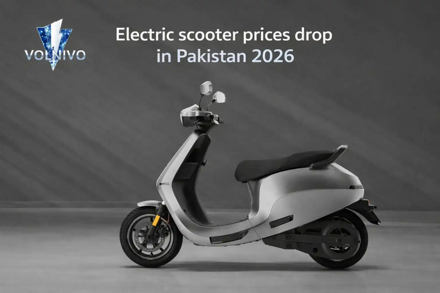 Electric Scooter Prices Drop in Pakistan news graphic showing scooter models and pricing trends 2026