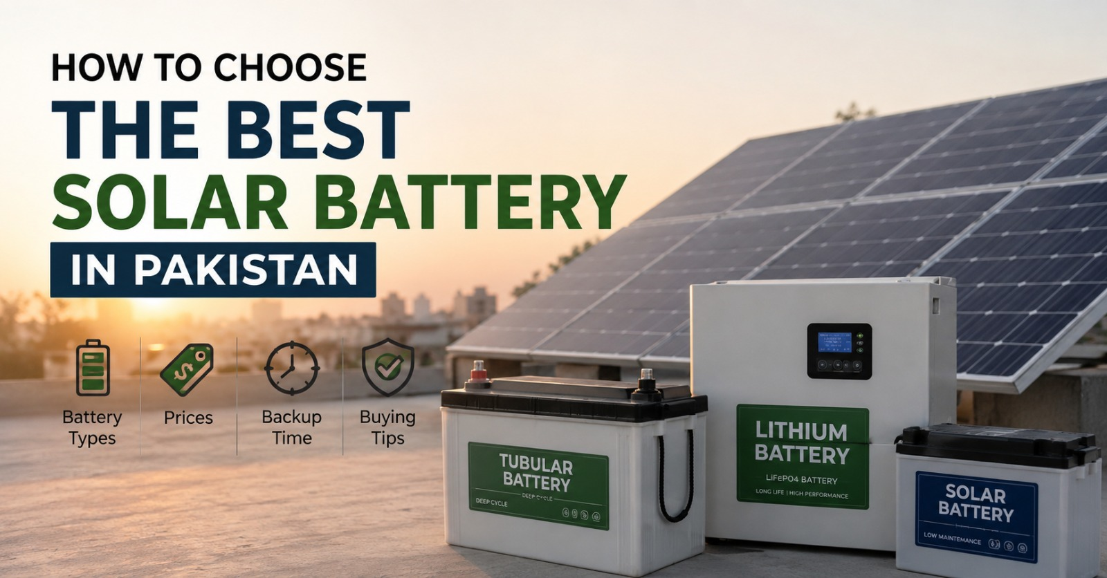 best solar battery in Pakistan