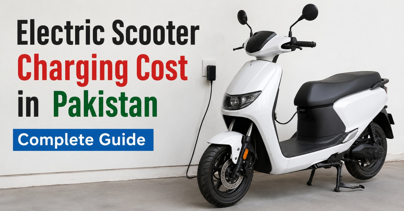 electric scooter charging cost in Pakistan